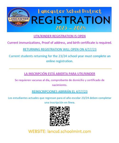 Open Registration
